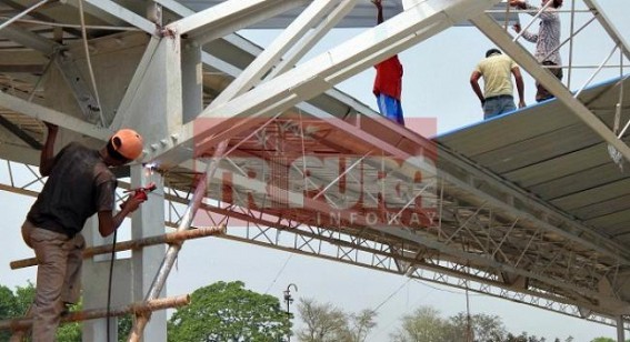 Rail-station construction work at North Dist. speeds up before Bengali New Year Rail-station construction work at North Dist. speeds up before Bengali New Year